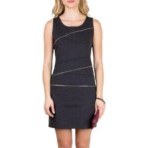 MICHAEL Michael Kors Women’s 4 Sleeveless Zipper Detail Sheath Dress